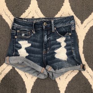 American eagle high rise shorts